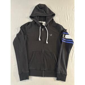 Victoria’s Secret Pink Full zip Hoodie Sweatshirt Black Size Small